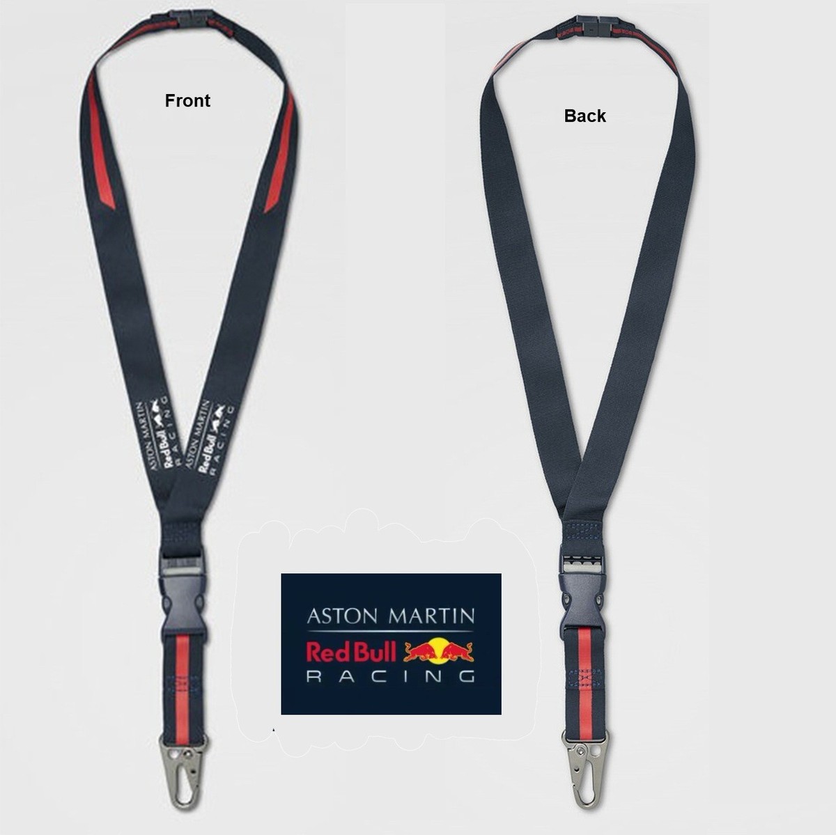 Aston Martin Redbull Racing F1 Team Motorsport Navy Lanyard