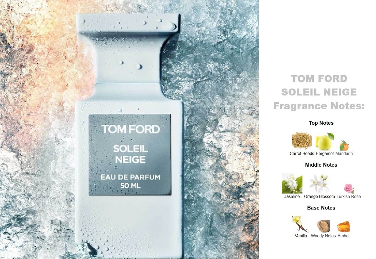 Tom Ford SOLEIL NEIGE Eau de Parfum Spray 1.7 OZ SEALED Floral