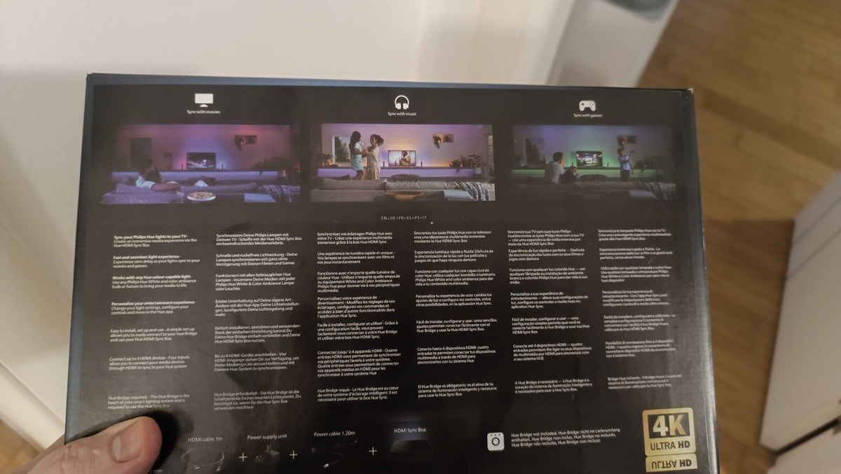 Philips Hue Play HDMI Sync Box - 555227 for sale online | eBay