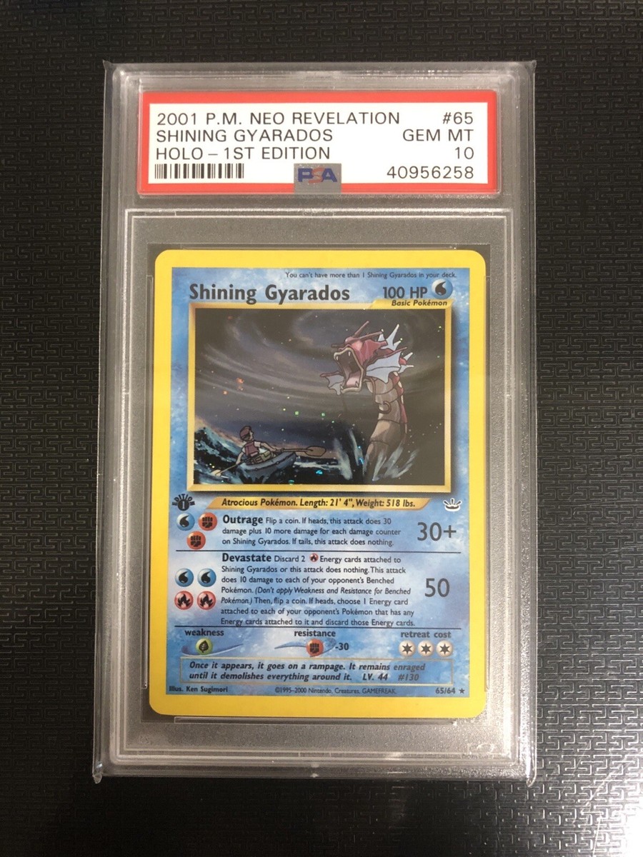 PSA 10 Pokemon Neo Revelation 1st Edition Shining Gyarados Holo | eBay