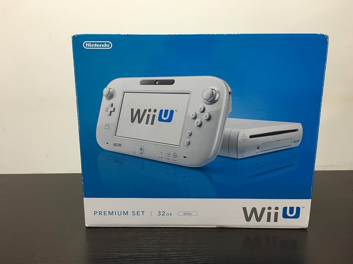Nintendo Wii U Premium Set Shiro WUP-S-WAFC Console Game Japan NEW