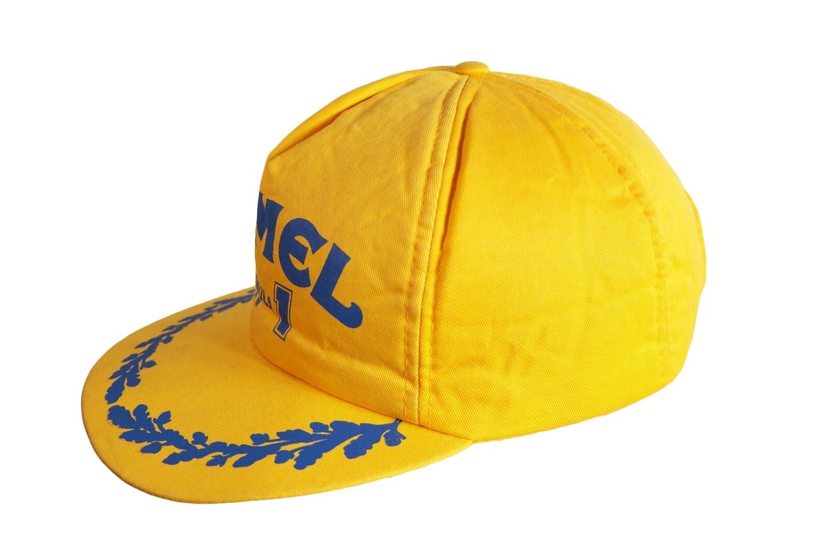 Vintage CAMEL Formula 1 Team Cap yellow 90's cigarettes F1