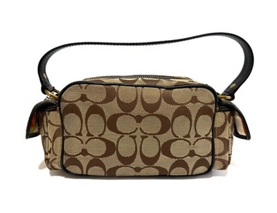 RARE COACH LTD VINTAGE SIG Y2K LEGACY TOP HANDLE POUCH BAG PURSE