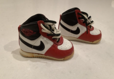 Vintage 1985 Nike Air Jordan 1 Chicago Toddler Size 2 Baby Shoe
