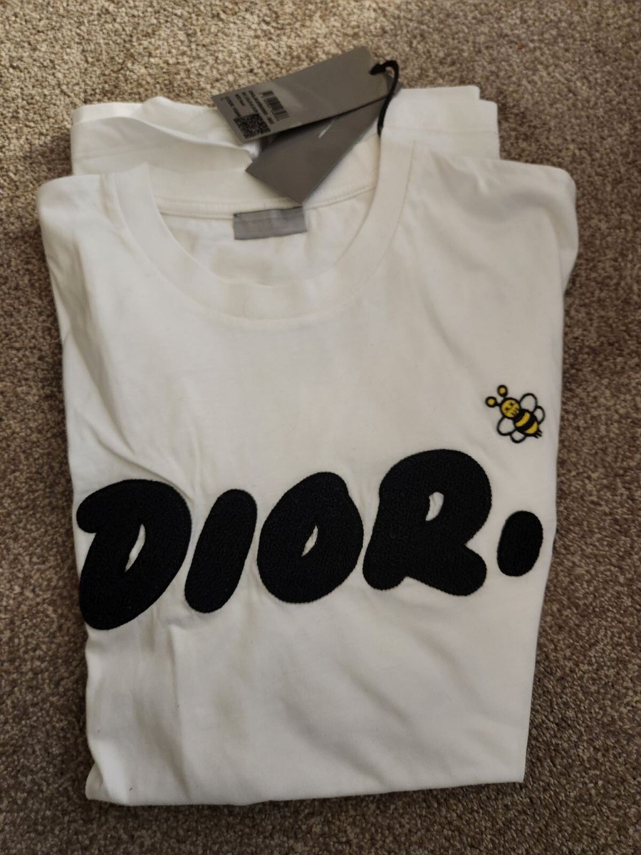DIOR x KAWS Bee Logo T-Shirt / white | eBay UK