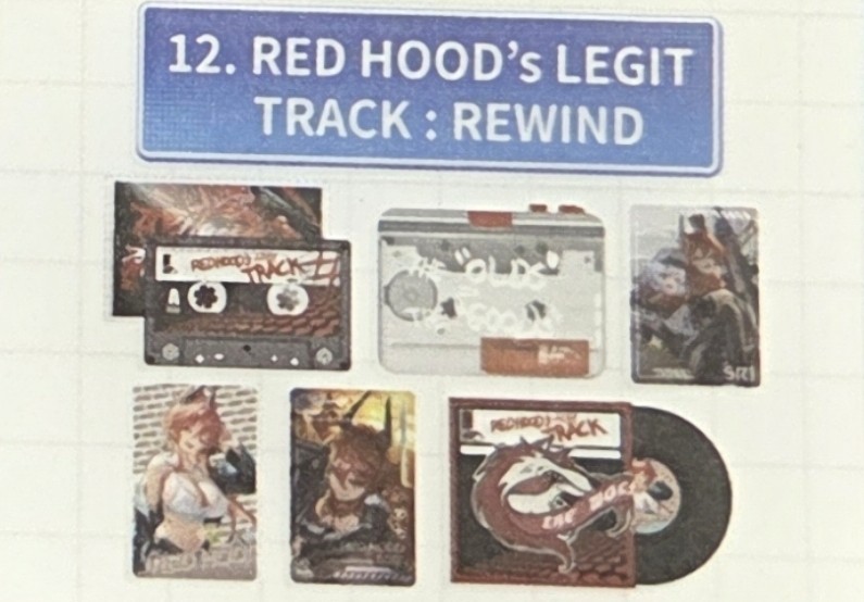 NEW EDITION 2025] NIKKE Red Hood's Legit Track - CASSETTE PLAYER
