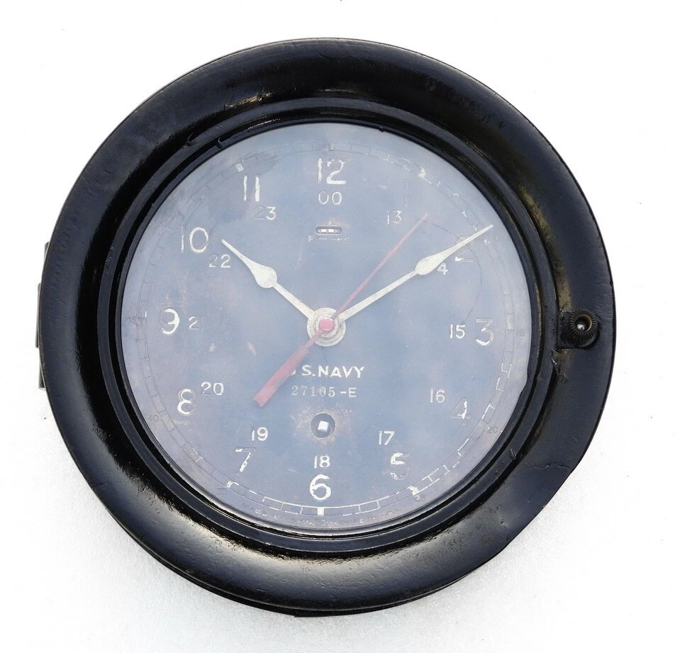 Seth Thomas US Navy Deck Clock Antique Maritime Clocks for sale | eBay