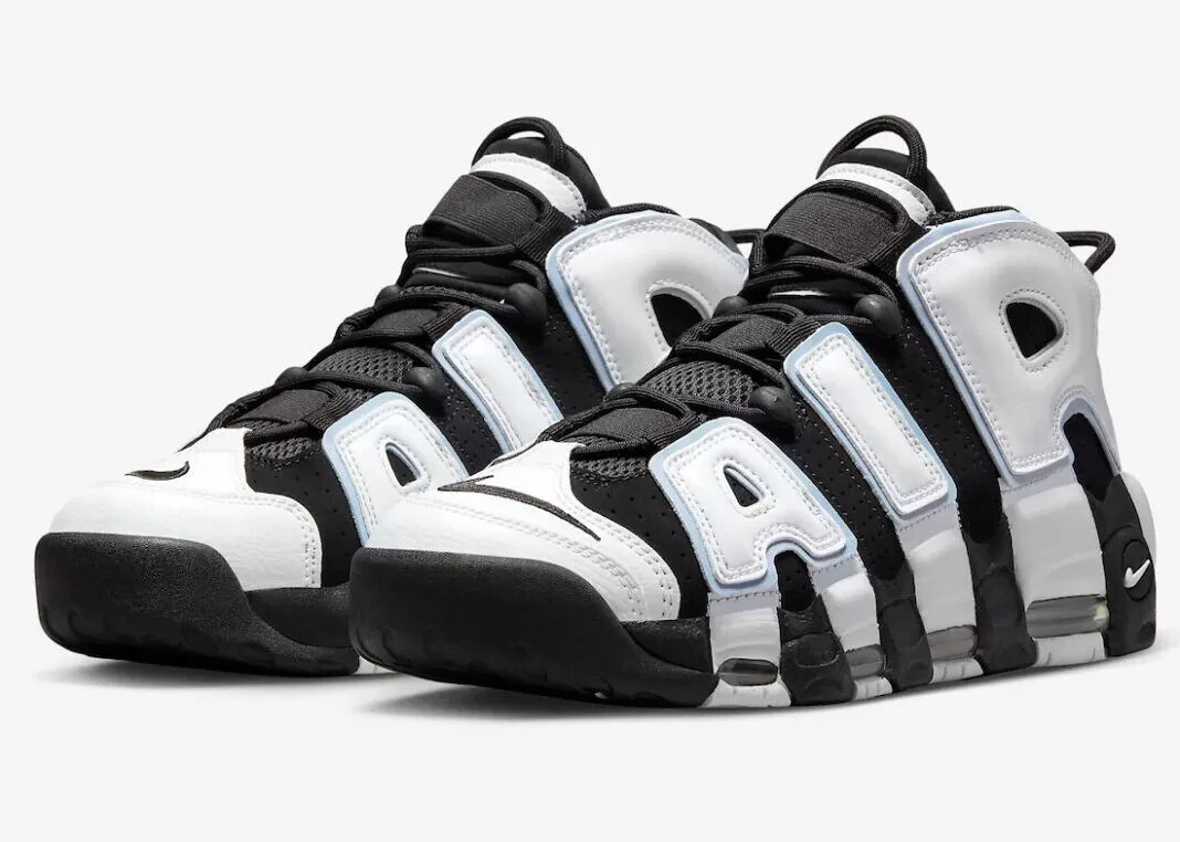 Nike Air More Uptempo Black-White New Sneakers Men's Size 10.5 US