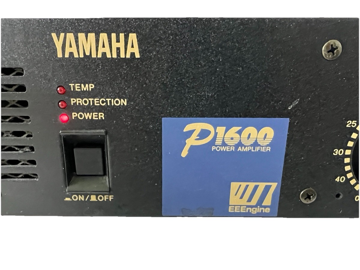 YAMAHA P1600 2 channel 160w per 400w max Power Amplifier with