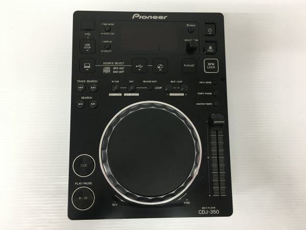 Pioneer DJ CDJ-350 Black CD/Digital Media Player DJ Player Multi
