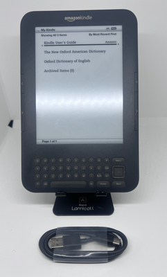 Amazon Kindle Keyboard 3rd Generation | Model D00901 | Wi-Fi only
