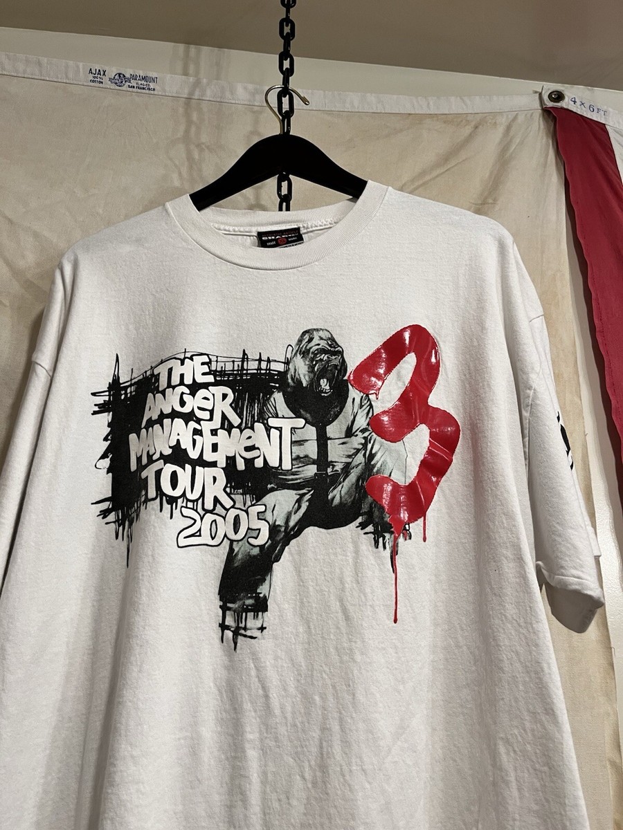 Eminem Slim Shady 50 Cent Anger Management Tour 3 2005 Vintage T