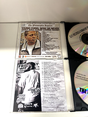 2x Rare Philly Rap Mixtapes Promo Mix CDS Freeway Young Gunz
