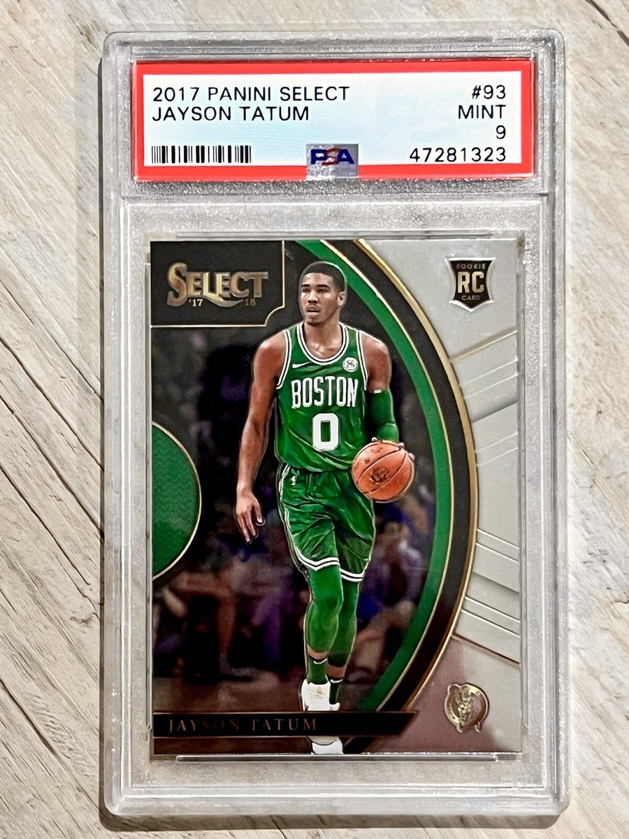 2017 Panini Select Jayson Tatum PSA 9 Mint #93 RC Rookie Boston