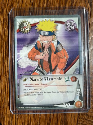 Naruto CCG TCG N-PR-005R Naruto Uzumaki [Precious Fellow] Promo