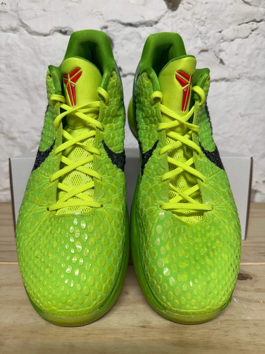 Size 15 - Nike Zoom Kobe 6 Protro Low Grinch for sale online | eBay