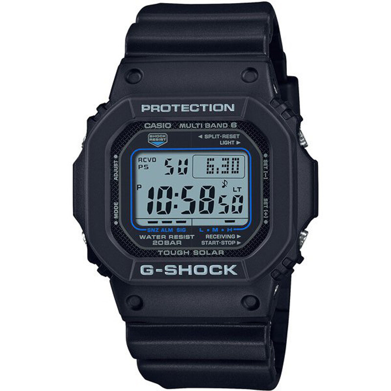 CASIO G-SHOCK GW-M5610U-1CJF Blue Dial Solar Atomic Chrono Digital