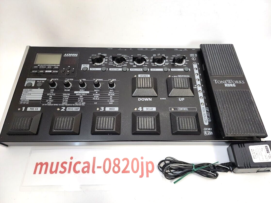 Korg AX3000G ToneWorks Guitar Effects Pedal Multi-Effects | eBay