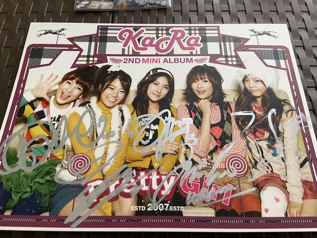 Kara Autographed 2Nd Mini Album Pretty Girl | eBay