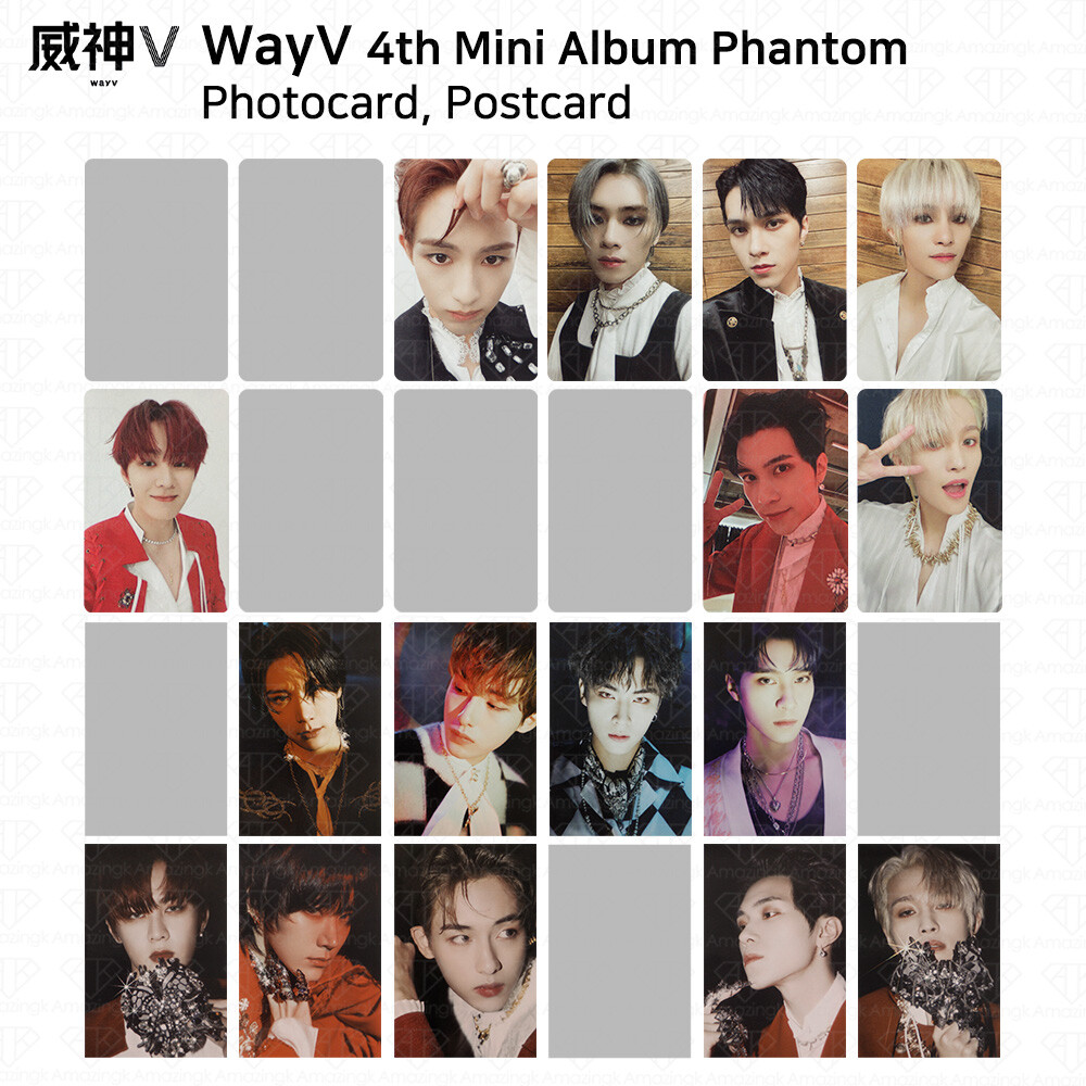 WayV 4th Mini Album Phantom Official Photocard Postcard Opera