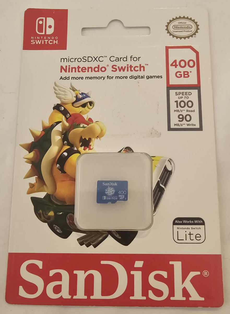 Nintendo Switch SanDisk 400GB MicroSDXC Game Memory Card New