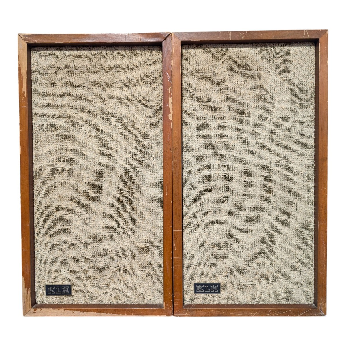 Vintage KLH Model Six 6 Speakers 10” 8 Ohms 2-Way -Video -Tested