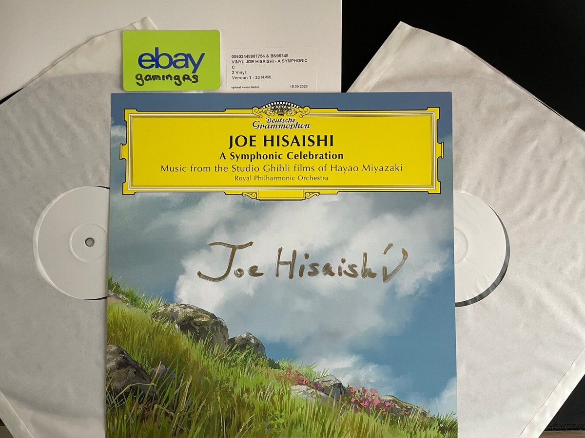 JOE HISAISHI A Symphonic Celebration 2LP Vinyl Signed LTD of 200