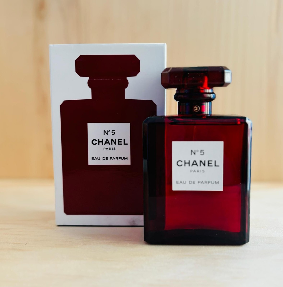 CHANEL NO.5 RED EDITION EDP Spray 100ml/3.4oz ~ Open Wet Box~ Same