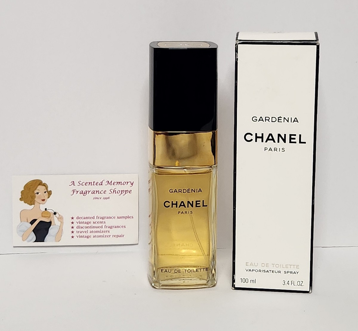 Vintage 1993 Chanel Gardenia EDT Perfume Spray ~ 100 ml ~ 3.4 fl