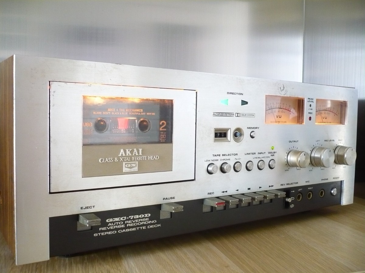 TOP VINTAGE AKAI GXC-730D STEREO CASSETTE DECK - INCREDIBLE