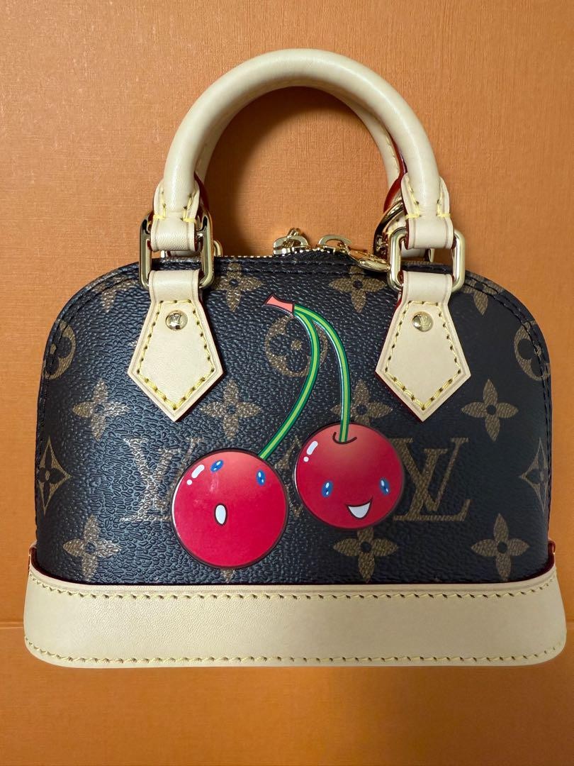 Louis Vuitton Takashi Murakami 2025 Cherry Monogram Nano Alma