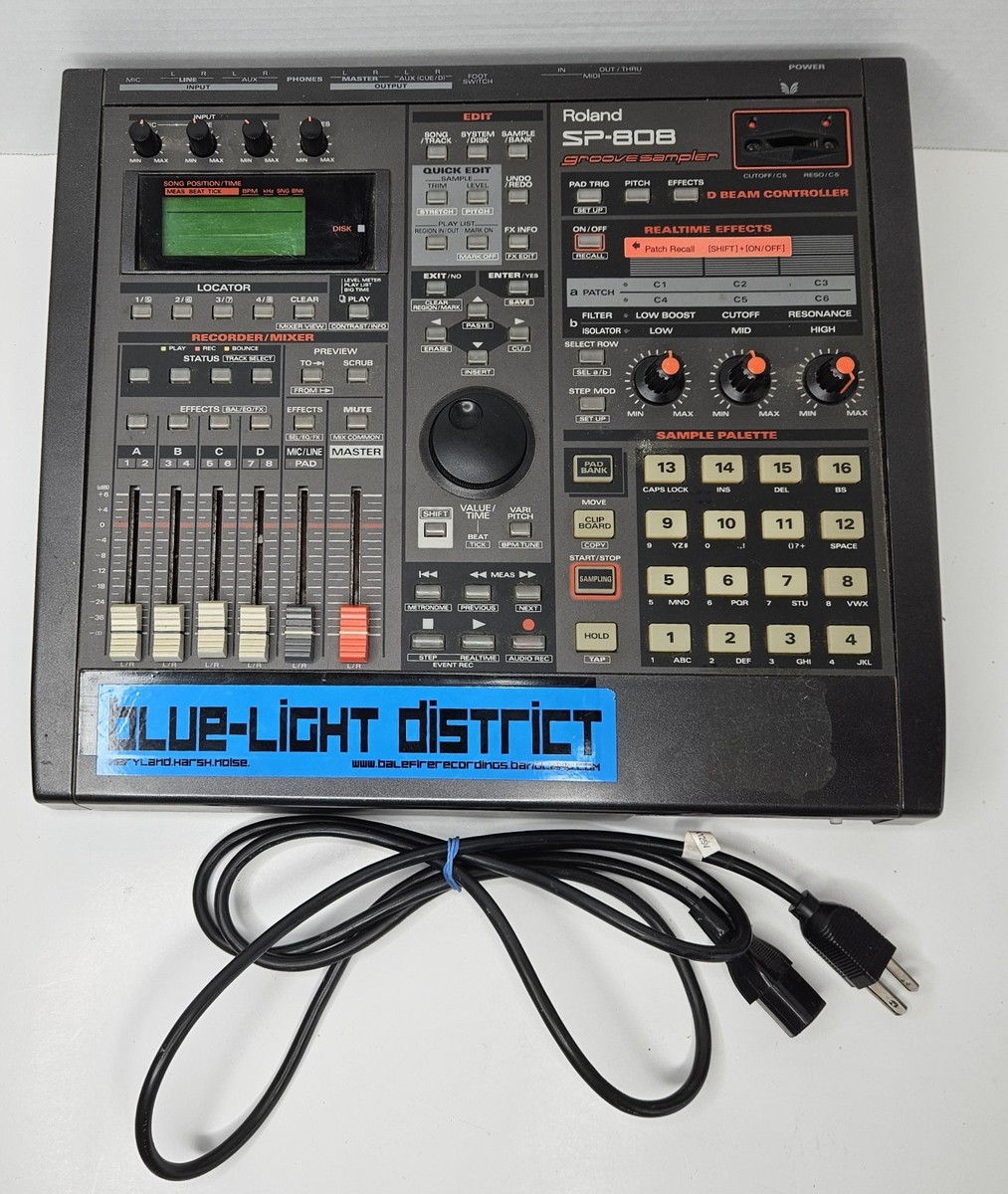 Roland SP-808 Groove Sampling Machine Recorder Groove Sampler Drum