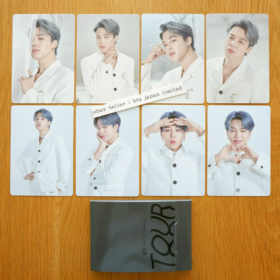 BTS MAP OF SOUL TOUR OFFICIAL MINI PHOTO CARD JIMIN COMPLETE SET 8