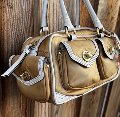Coach Madison Satchel Vintage Legacy Y2K Gold Satin SoHo | eBay