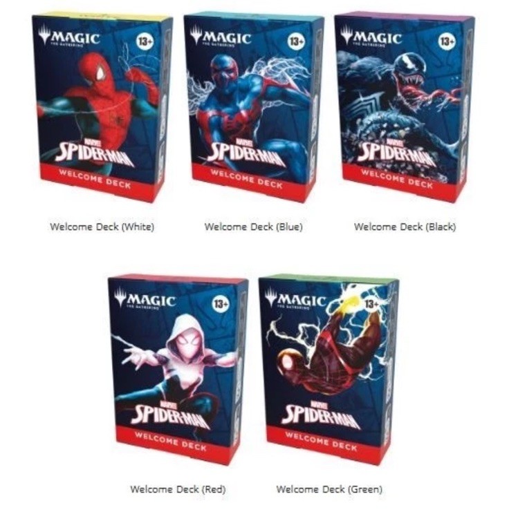 Magic The Gathering Spider-Man Welcome Decks - CHOOSE BLACK/WHITE
