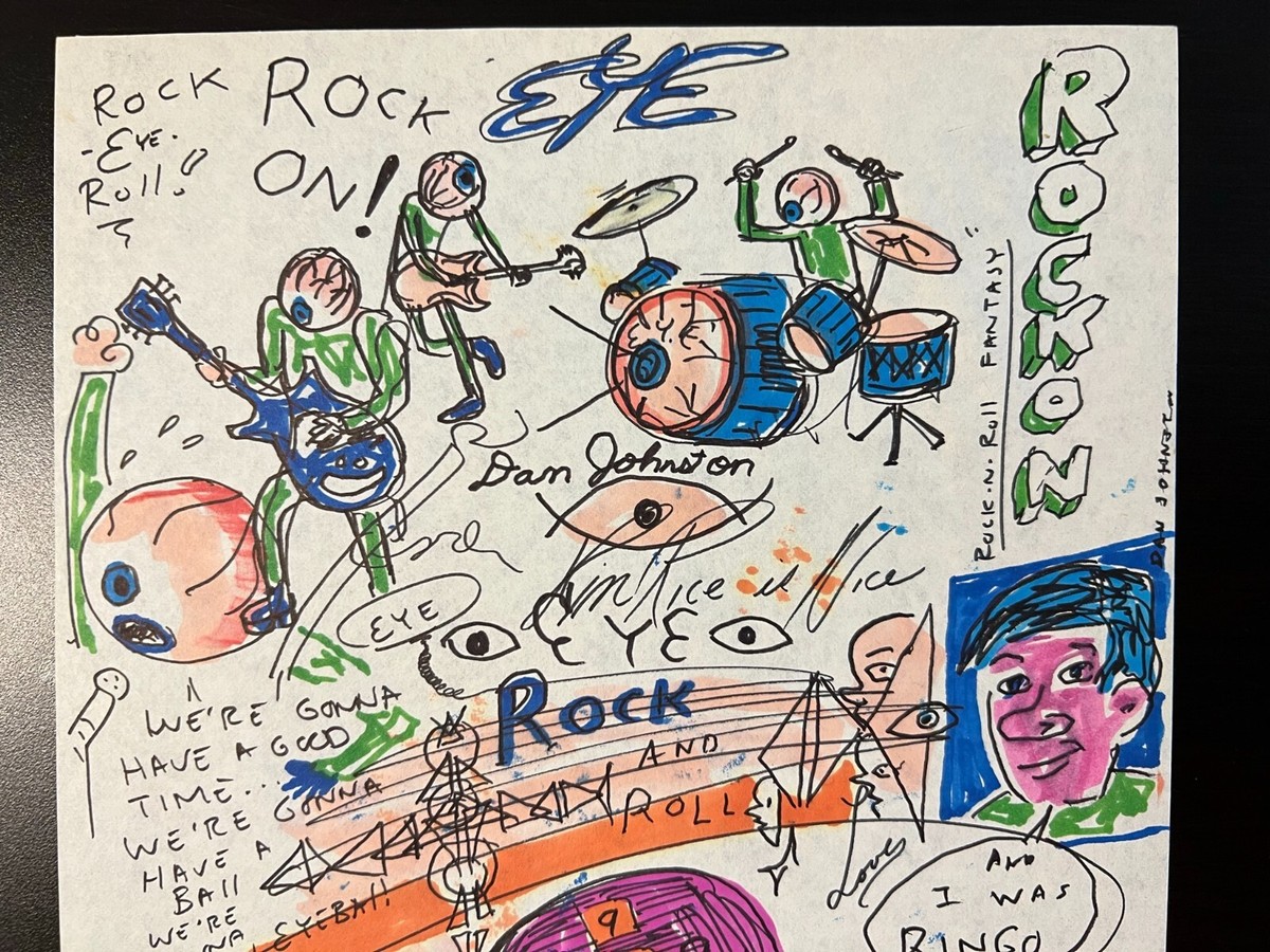 Daniel Johnston 1980's Original Art 