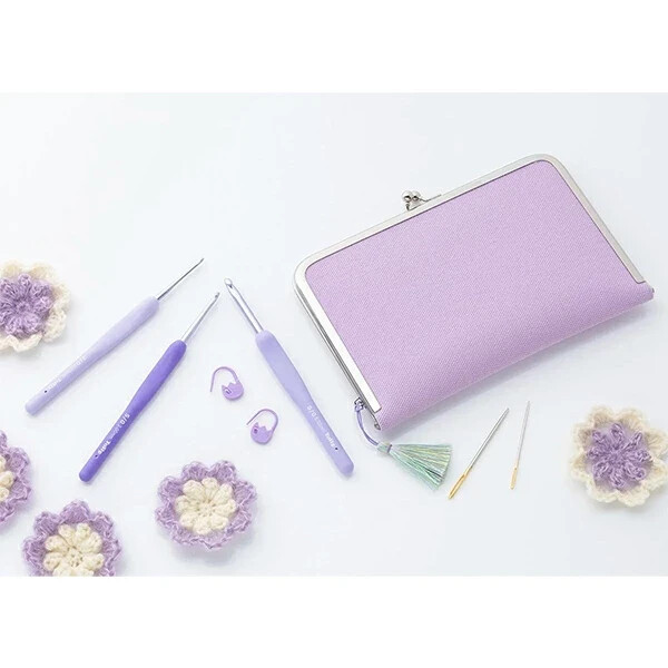 Knitting needles ETIMO Murasaki Crochet hook set with cushion grip