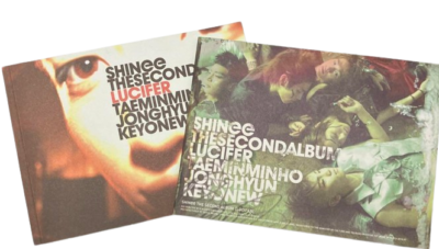 SHINee LUCIFER CD Booklet Korean ver. Type A ＆ B 2nd Album 2010