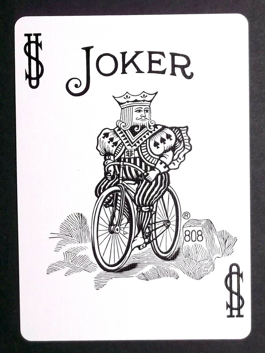 1 x Joker playing card single card Bicycle 808 Dragon AT 879 | eBay