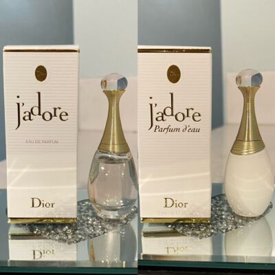 DIOR J'Adore EDP/ D'EAU EDP Perfume mini splash 5 ml/0.17 oz