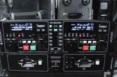 Denon DN-M2300r Professional Dual Minidisc Player Recorder. Uber