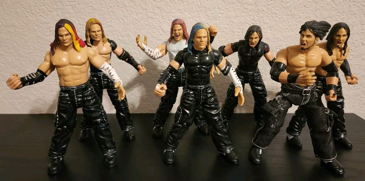 JAKKS Pacific WWE WWF Jeff & Matt Hardy Boyz Action Figures 7