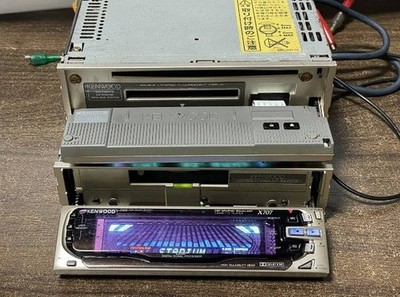 Kenwood MZ907 X707 1DIN CD MD Cassette Deck Player Set Working | eBay