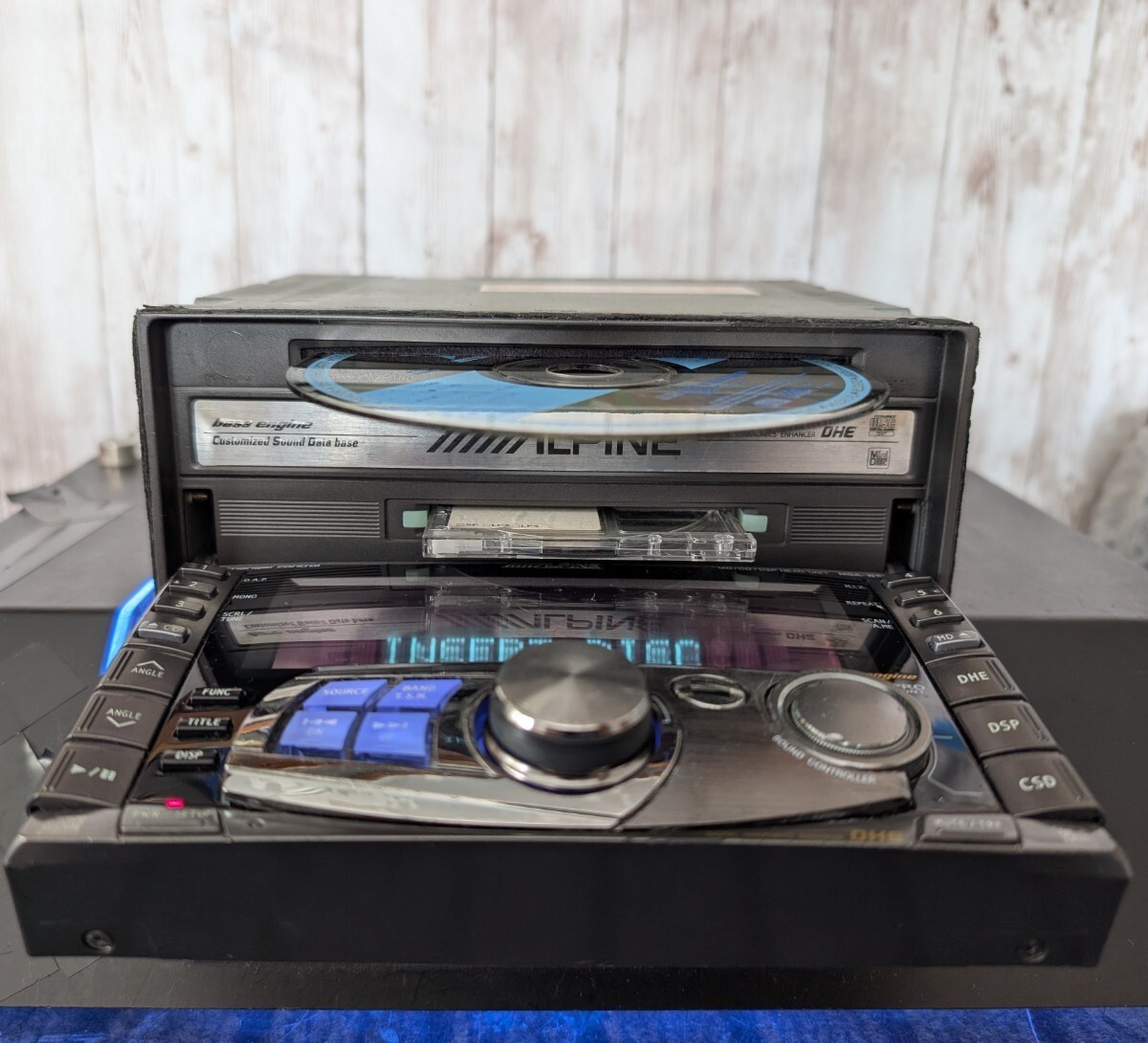 Alpine MDA-W933J 2DIN Car Audio MD CD Receiver DSP Ai-NET Tested