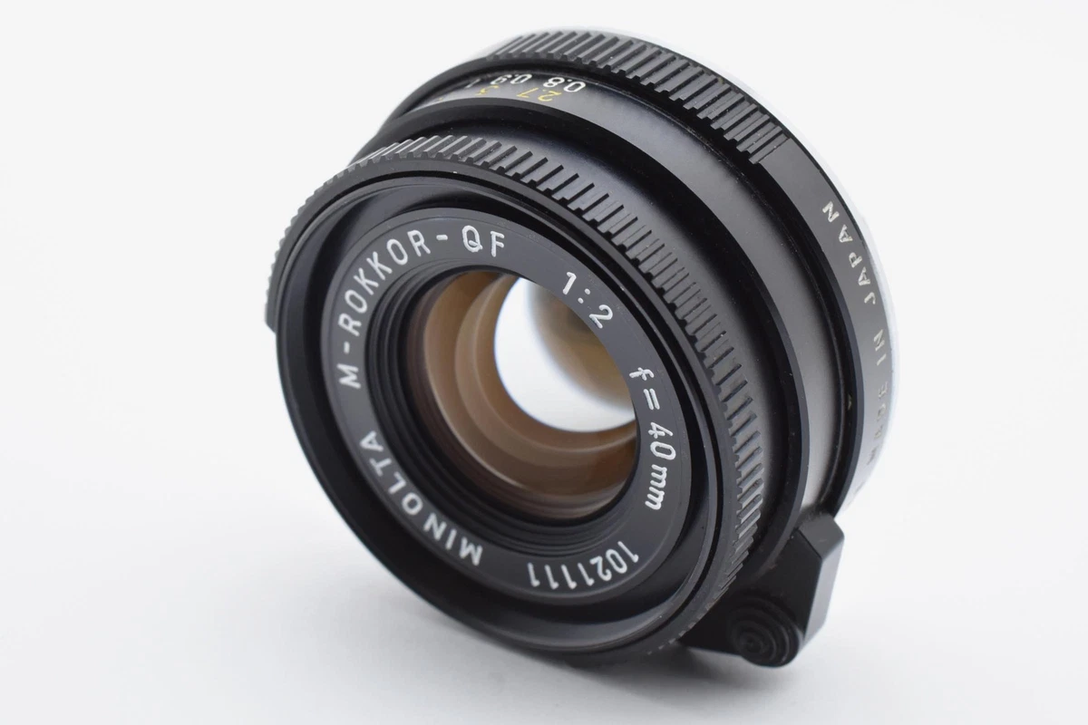 Minolta M Rokkor 40mm F2 for sale - eBay