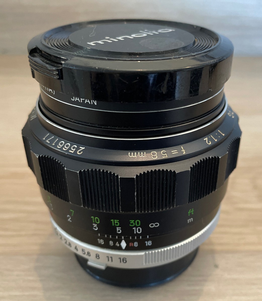 Minolta MC ROKKOR PG 58mm f/1.2 ”Hawk Eye” MF Prime Lens | eBay