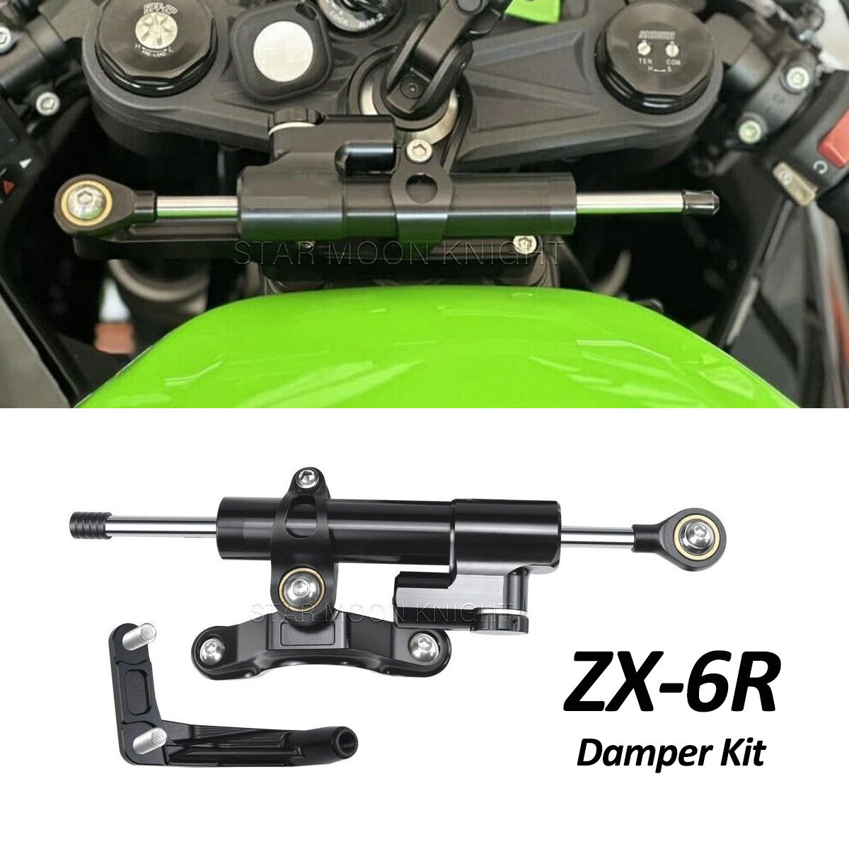 ZX-6R KRT Edition Damper Bracket For Kawasaki Ninja ZX-6R Steering