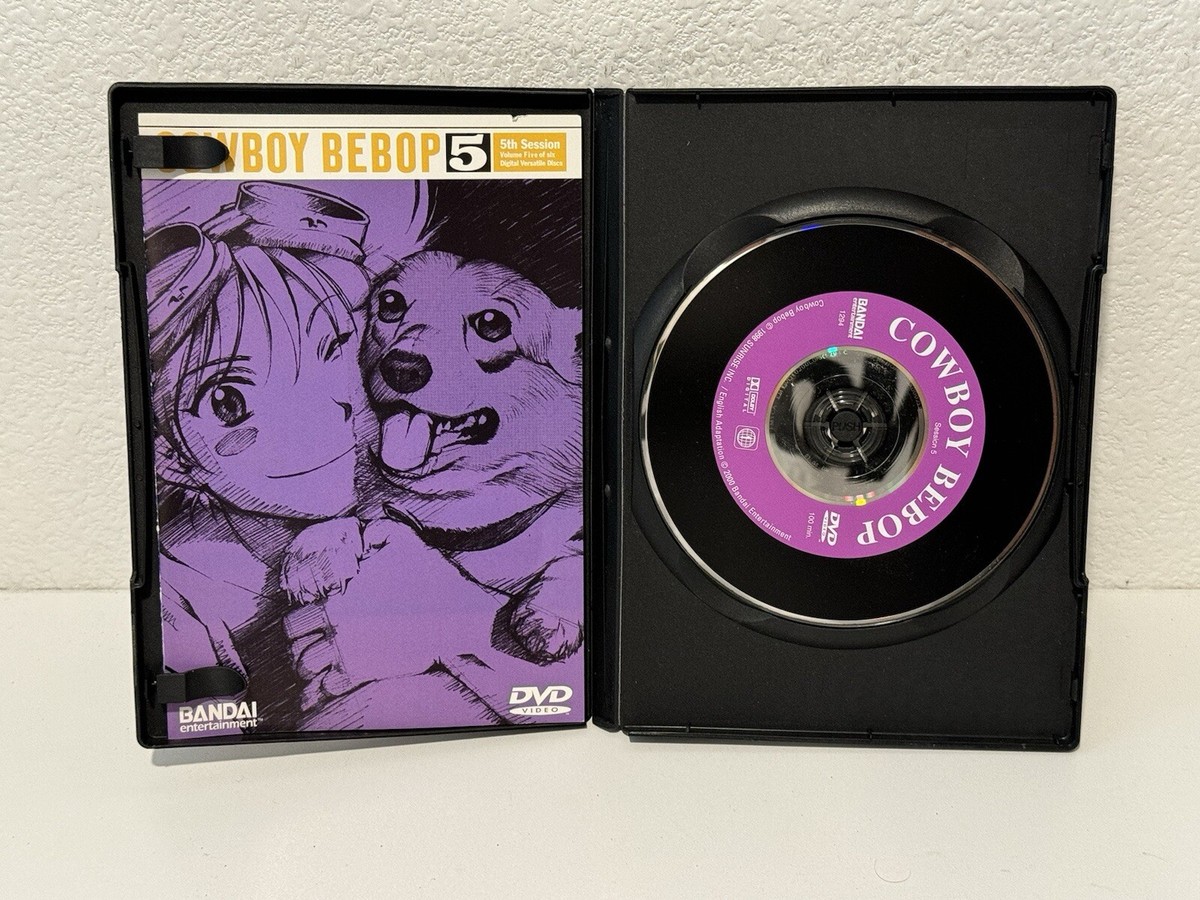Cowboy Bebop - Session 5 (DVD, 2000) Vintage Anime CIB Complete W
