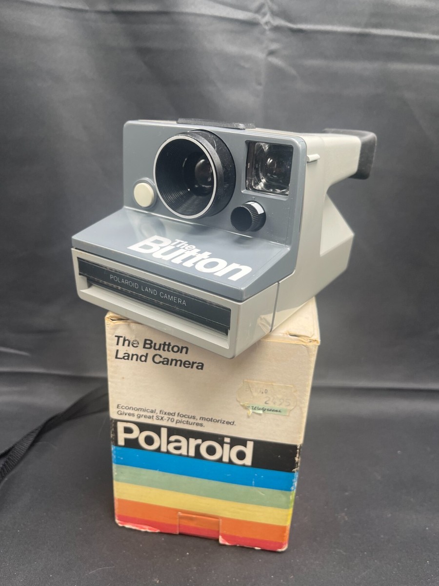 Polaroid SX-70 The Button Land Camera Instant Film Camera w