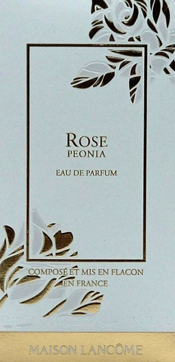 MAISON LANCOME ROSE PEONIA EAU DE PARFUM SPRAY WOMEN 3.4 Oz / 100